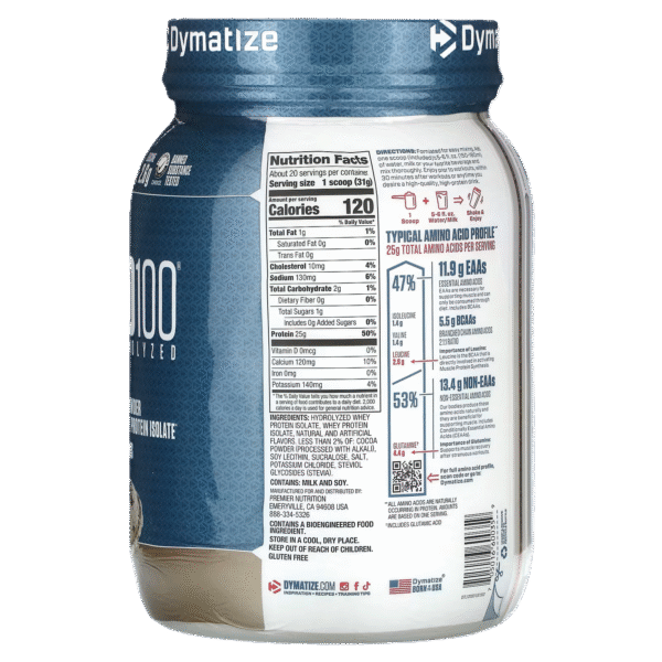 Dymatize, ISO100 Hydrolyzed, 100% Whey Protein Isolate 1.36 lb (Barquisimeto)