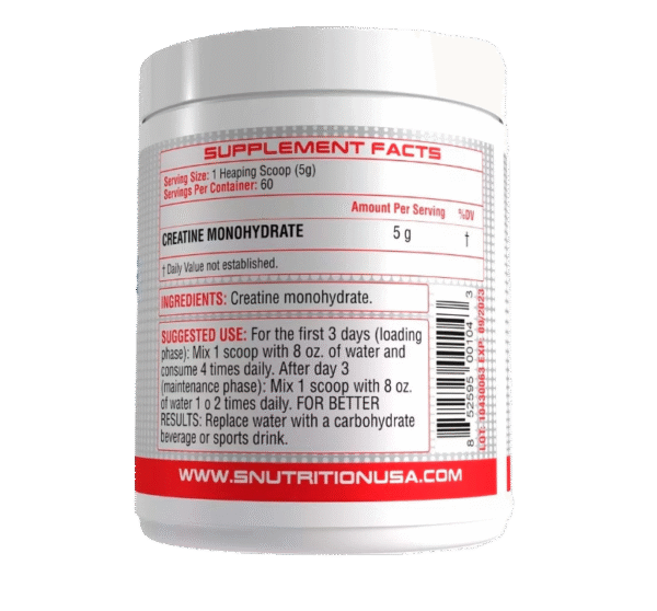 SP NUTRITION – Creatina 60 Servicios (Barquisimeto)