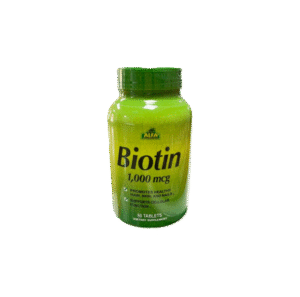 Biotin 1000mcg Alfa Vitamins x 1 Frasco con 60 Tabletas (Barquisimeto)